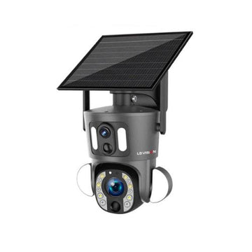 4K Solar Camera, 20X Zoom, 8MP 4G/WiFi, Auto Tracking Security - Jurismate