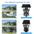 4K Solar Camera, 20X Zoom, 8MP 4G/WiFi, Auto Tracking Security - Jurismate