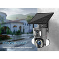 4K Solar Camera, 20X Zoom, 8MP 4G/WiFi, Auto Tracking Security - Jurismate