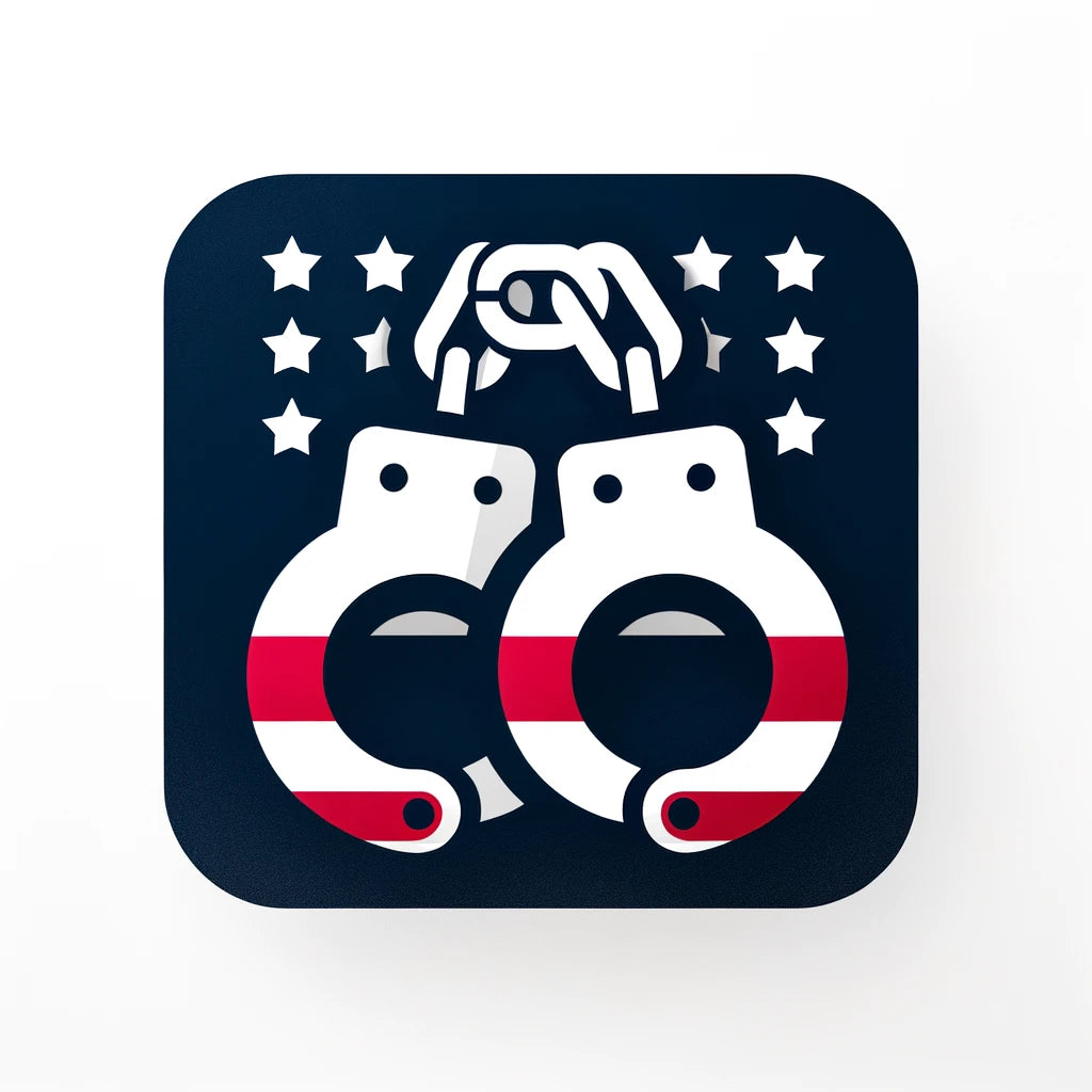 Jurismate AI Criminal Law USA emoticon with US flag