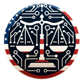 Jurismate AI Legal Remedies USA emoticon with American flag