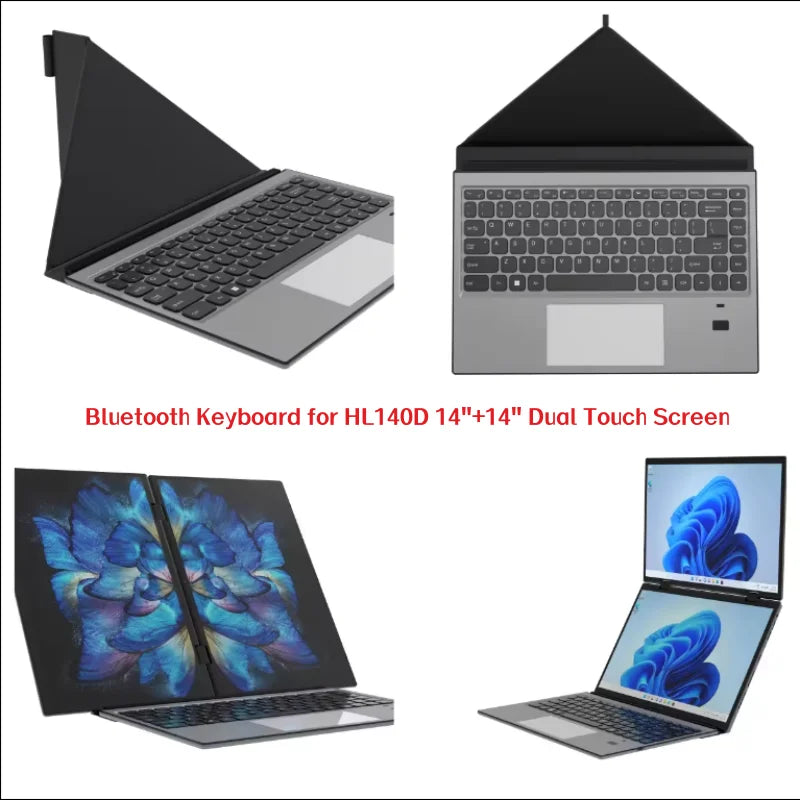 Dual Screen Laptop with Intel N95 Processor | 14”+14” Touch Display