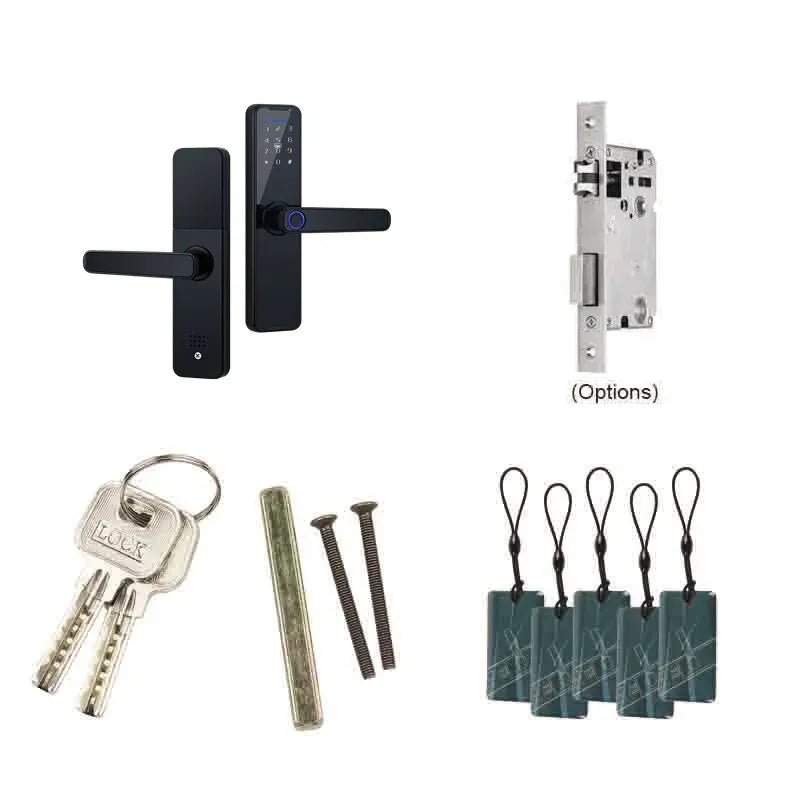 Bluetooth Intelligence Lock Biometric Fingerprint Smart Door Lock - Jurismate