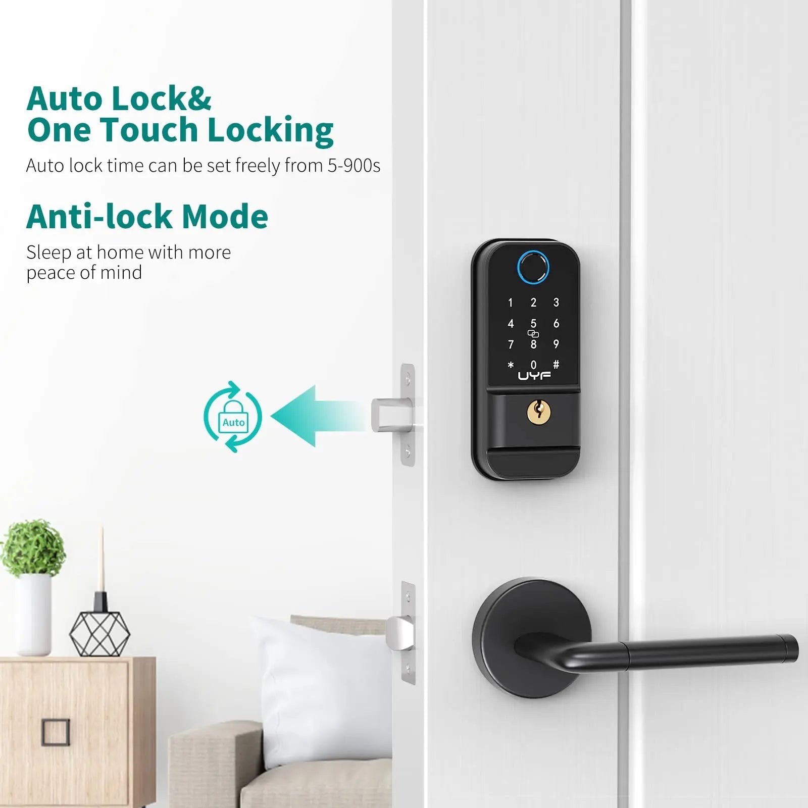 Keyless Fingerprint Door Lock -