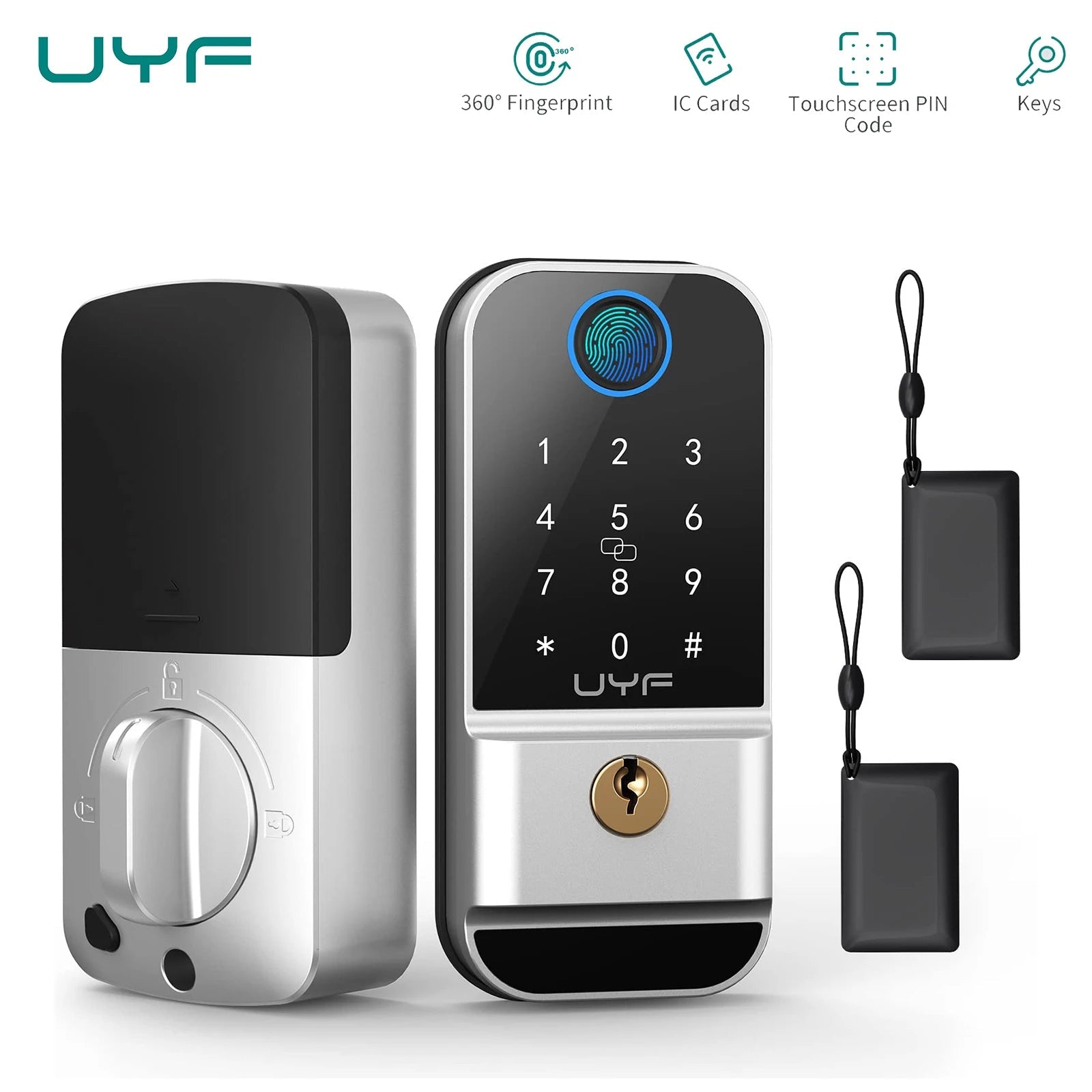 Keyless Fingerprint Door Lock - Jurismate