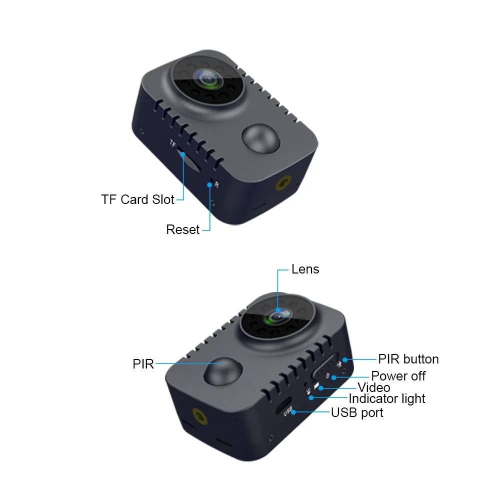 Mini Body Camera 1080P Full HD - Night Vision, Motion Detection, body cams for civilians, body cameras for civilians,mini body worn camera, hd mini camera 1080p, mini camera hd 1080p, full hd mini camera