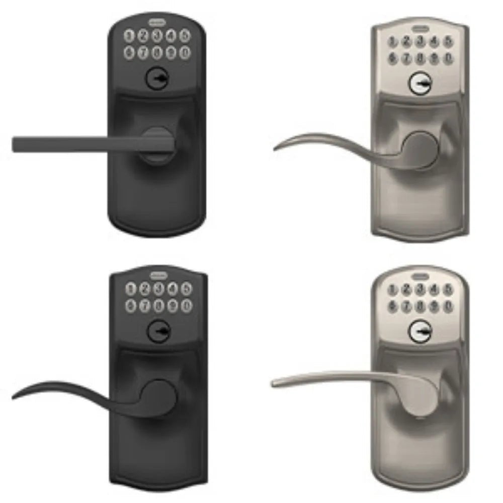 Schlage Camelot Keypad Entry - Aged Bronze, Keyless, Flex - Lock, ANSI Grade 2 double colors