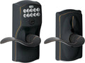 Schlage Camelot Keypad Entry - Aged Bronze, Keyless, Flex - Lock, ANSI Grade 2 double type