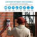 Wireless WIFI Doorbell Camera - Intercom Night Vision - 720P HD - Jurismate